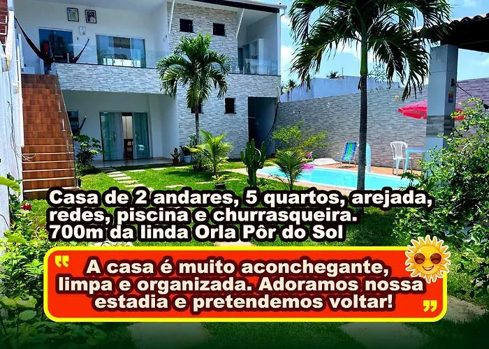 Casa Da Orla - Piscina, Churrasqueira, Perto Da Praia